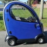 ShopriderFlagshipLuxuryScooterBlueRightSideView