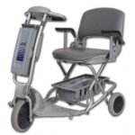 Tzora-Easy-Travel-Elite-3-Wheel-Scooter-Silver-Front-View
